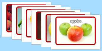 Fruit Flashcards - fruit, flashcards, flash cards, food, eal, activity