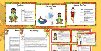 Autumn Yoga Story PowerPoint Pack - yoga story, yoga, story, powerpoint, pack, autumn