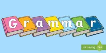 Grammar on Books Display Cut-Outs - Grammar on Books Display Cut-Outs - Grammar, Cut-out, Books, pictures, english, literarcy, gramma, d