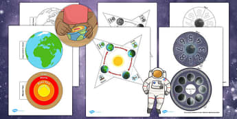 Science Earth and Space Interactive Visual Aids Resource Pack