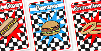 American Diner Role Play Posters-american diner, role play, diner role play, poster, diner posters, american posters, role play posters, diner