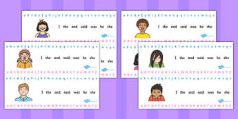Alphabet Strips Emotions - All about me, Alphabet, Learning letters, Writing aid, Writing Area, Ourselves, senses, emotions, family, body, growth