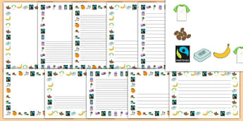 Fairtrade Page Borders - fairtrade, borders, page borders, write