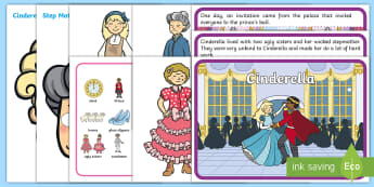 Cinderella Story Sack - story sack, story books, story book sack, stories, story telling, childrens story books, traditional tales