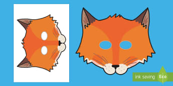 Fantastic Fox Role Play Masks - fantastic, fox, roald dahl, book week, world book day, book day,  foxes, wildlife, character, 