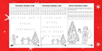 Christmas code puzzles Activity Pack