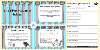 The Five Pillars of Islam PowerPoint and Worksheet Pack 