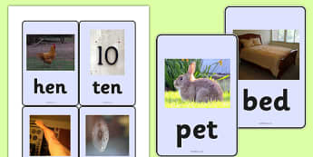 CVC Photo Word Cards e - cvc,  eal, eal reading, eal cvc, word cards, photo word cards, word flash cards, flash cards, words, key words, keywords, key word cards, photo cards, cards