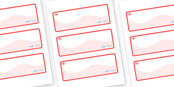 England Themed Editable Drawer-Peg-Name Labels (Colourful) - Themed Classroom Label Templates, Resource Labels, Name Labels, Editable Labels, Drawer Labels, Coat Peg Labels, Peg Label, KS1 Labels, Foundation Labels, Foundation Stage Labels, Teaching 