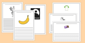 Fairtrade Writing Frames - fairtrade, writing, write, templates