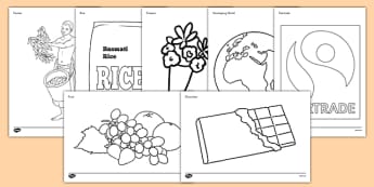 Fairtrade Colouring Sheets - fairtrade, colouring, colour, sheets