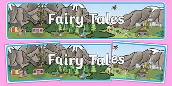 Fairy Tales Display Banner - fairy tales, display banner, display, banner, fairy, tale