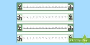 Panda Themed Numbers to 30 Number Line - Panda Themed Numbers to 30 Number Line - New Zealand, maths, numbers to 30. 0-30, number line, Years