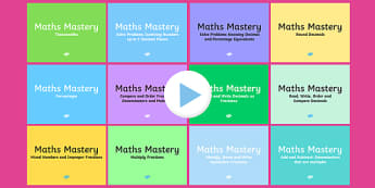 Year 5 Fractions and Decimals Maths Mastery Activities Resource Pack