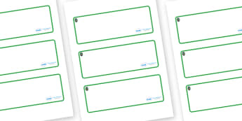 Opal Themed Editable Drawer-Peg-Name Labels (Blank) - Themed Classroom Label Templates, Resource Labels, Name Labels, Editable Labels, Drawer Labels, Coat Peg Labels, Peg Label, KS1 Labels, Foundation Labels, Foundation Stage Labels, Teaching Labels