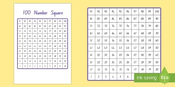 Bottom to Top Hundreds board - New Zealand, maths, number recognition, 1-100, hundreds board, hundred square, counting, place value