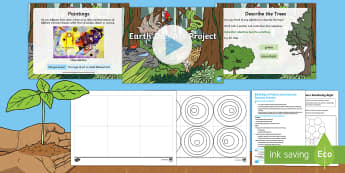Earth Day Art Project Lesson Pack - KS1, Year 1, Year 2, Paint, Colour, Primary Colour, Secondary Colour, Colour Mixing, Tints, Shades, 