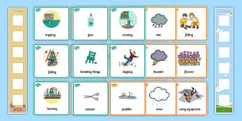 Indoors and Outdoors Child-Friendly Risk Assessment Pack - dangers, warnings, visual, prompts