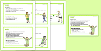 Foundation PE (Reception) – Games - The Olympics Teacher Support Cards Pack - EYFS, PE, Physical Development, Planning