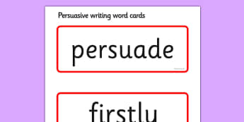 Persuasive Writing Flash Cards persuasive writing, ,persuasive, arguments, evidence, for and against, flashcards, flash card, cards, word cards, prompt, finding arguments, writing