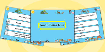 Science Food Chains PowerPoint Quiz - science, food chains, powerpoint, quiz, powerpoint quiz, science quiz, food chains quiz, science powerpoint, quizzes