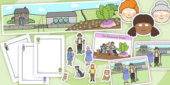 Enormous Turnip Resources - story sack, story books, story book sack, stories, story telling, childrens story books, traditional tales