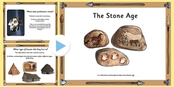 Introduction to the Stone Age PowerPoint - stone age, history 
