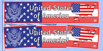 United States Of America Display Banner - United States of America, USA, U.S.A., display, banner, sign, posters, America, North America, American