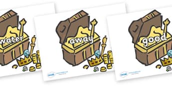 Next 200 Common Words on Treasure Chests - Next 200 Common Words on  - DfES Letters and Sounds, Letters and Sounds, Letters and sounds words, Common words, 200 common words