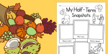 Autumn Half-Term Snapshots - autumn, half term, snapshots, term, half, school, activity