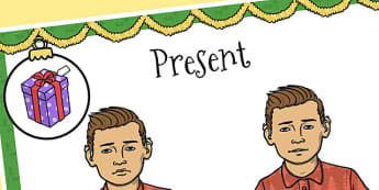 A4 British Sign Language Sign for Present Left Handed - present