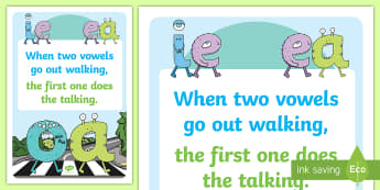 Phonics Vowel Rhyme A3 Poster - phonics, vowel, rhyme, a3, poster, display, display poster