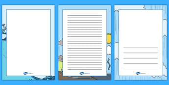 Water Page Borders - water page borders, page, borders, water