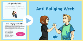 Anti-Bullying KS2 Assembly PowerPoint - bullying, anti bullying, citizenship, feeling good, what to do, bullied, 