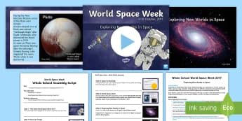Whole School World Space Week 2017 Themed Day Resource Pack - space week, science, earth, the planets, the sun, the moon, space assembly, space day.