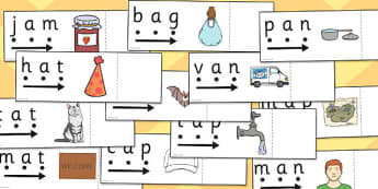 CVC Words a Read and Reveal - read, reveal, words, cvc, letter, a