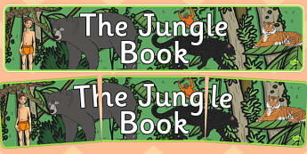The Jungle Book Display Banner - jungle book, display banner, display