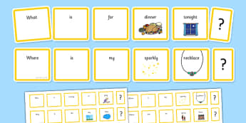 Question Building Cards EAL - question, building, cards, eal