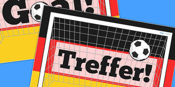 German Goal Display Poster - display, poster, goal, german, sport