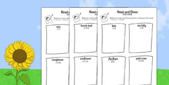 Summer Read and Draw Activity Chinese Mandarin Translation - seasons, weather, activities, waether, WHEATHER, seaons, wetaher, weaher, summertime