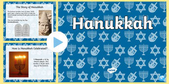 All About Hanukkah PowerPoint - powerpoint, power point, interactive, powerpoint presentation, presentation, slide show, slides, hanukkah, hanukkah information, hanukkah powerpoint, hanukkah presentation, discussion aid, discussion points