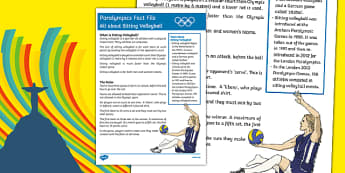 Rio Paralympics 2016: All About Sitting Volleyball  Fact File