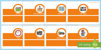Classroom Areas Oral Language Headbands Gaeilge