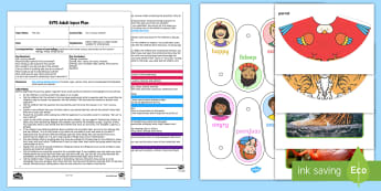 EYFS Am I a Scary Animal? Adult Input Plan - PSED, Foundation, Early Years, Adult Led, Feelings, Emotions, Fears, Worries, Zoo, Personal, Social 