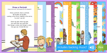 EYFS All About Me / Ourselves Songs and Rhymes Resource Pack