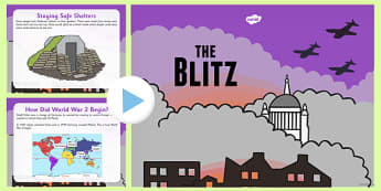 The Blitz PowerPoint - the blitz, powerpoint, war, bombing, blitz