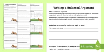 KS2 National Pet Month: Selective Breeding Of Dogs Balanced Argument Writing Frames - KS2 National Pet Month (April 2017), English UKS2, y5, year 5, year five, y6, year 6, year six, writ