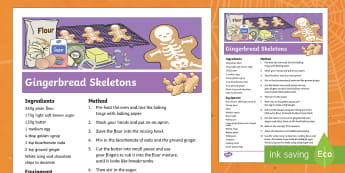 Gingerbread Skeletons Recipe