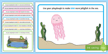 Number Words to 10 Counting Playdough Mats - Playdough mat, playdough resources, numeracy, numbers, playdough 