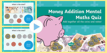 Money Addition Mental Maths PowerPoint - money, money addition, addition, mental maths, maths, numeracy, powerpoint, money powerpoint, maths games, games